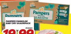 Pampers - Pannolini Baby Dry Quadripack