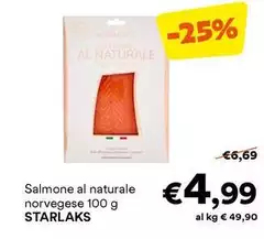 Starlaks - Salmone Al Naturale Norvegese