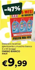 Omino Bianco - Detersivo Lavatrice Igienizzante O Muschio Bianco