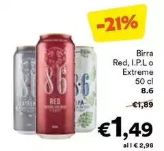 Extreme - Birra Red, I.P.L