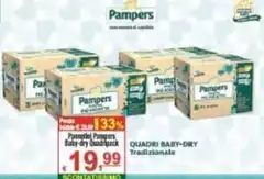 Pampers - Quadri Baby-Dry Tradizionale