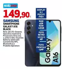 Samsung - Smartphone Galaxy A16 Black