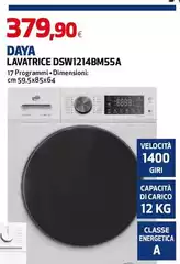 Daya - Lavatrice DSW1214BM55A