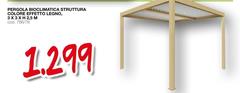 Pergola Bioclimatica Struttura Colore Effetto Legno
