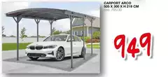 Carport Arco 605 X 300 X H 219 Cm
