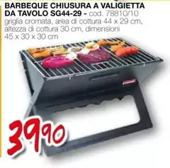 Barbeque Chiusura A Valigietta Da Tavolo Sg44-29