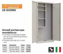 Armadi Portascope Monoblocco