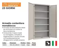 Armadio Contenitore Monoblocco