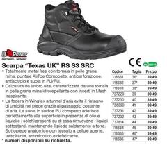 Scarpa "Texas UK" RS S3 SRC