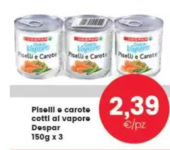 Despar - Piselli E Carote Cotl Al Vapore