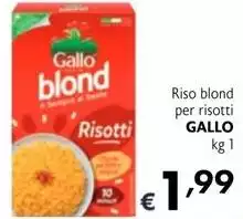 Gallo - Riso Blond Per Risotti