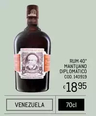 Diplomatico - Rum 40° Mantuano