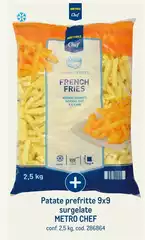 Metro chef - Patate Prefritte 9x9 Surgelate Metro chef - Patate Prefritte 9x9 Surgelate