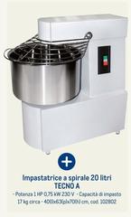 HP - Impastatrice Aspirale 20 Litri