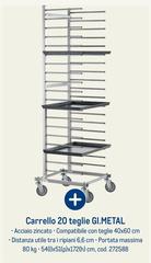 Carrello 20 Teglie