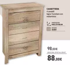 Solo - Cassettiera