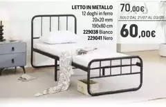 Solo - Letto In Metallo