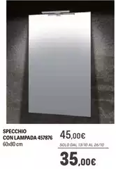Solo - Specchio Con Lampada 457876