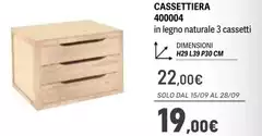 Solo - Cassettiera 400004