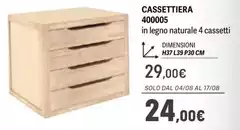Solo - Cassettiera 400005