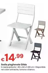 Sedia Pieghevole Gilda