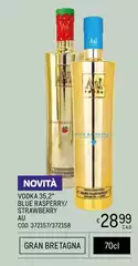 Vodka 35,2 Blue Rasapery/Strawberry