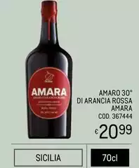 Amara - Amaro 30° Di Arancia Rossa