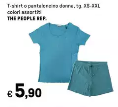 The People Rep - T-Shirt O Pantaloncino Donna