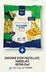 Metro chef - Zucchine Stick Pastellate, Surgelate