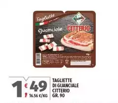 Citterio - Tagliette Di Guanciale