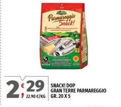 Parmareggio - Snack! Dop Gran Terre Parmareggio - Snack! Dop Gran Terre