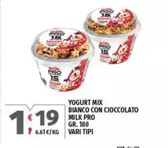 Milk - Yogurt Mix Bianco Con Cioccolato