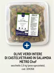 Metro chef - Olive Verdi Intere Di Castelvetrano In Salamoia Metro chef - Olive Verdi Intere Di Castelvetrano In Salamoia