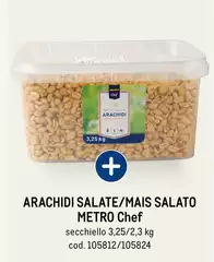 Metro chef - Arachidi Salate/mais Salato