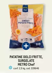 Metro chef - Patatine Dolci Fritte Surgelate Metro chef - Patatine Dolci Fritte Surgelate