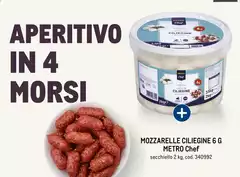 Metro chef - Mozzarelele Ciliegine 6 G Metro chef - Mozzarelele Ciliegine 6 G