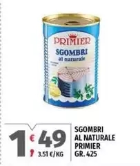Primier - Sgombri Al Naturale