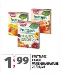 Cameo - Fruttapec  Varie Grammature