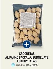 Luxury - Croquetas Al Panko Baccala, Surgelate  Tapas