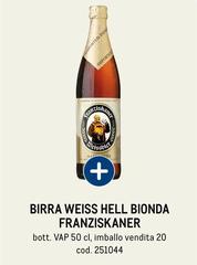 Franziskaner - Birra Weiss Hell Bionda