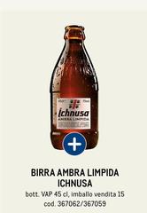 Ichnusa - Birra Ambra Limpida