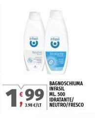 Infasil - Bagnoschiuma  Idratante/ Neutro/ Fresco