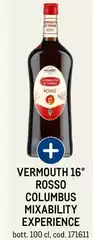 Vermouth -  16° Rosso Columbus Mixability Experience