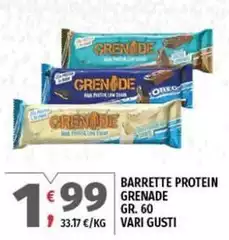 Grenade - Barrette Protein