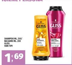Schwarzkopf - Shampoo/Balsamo Gliss