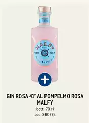 Malfy - Gin Rosa 41° Al Pompelmo Rosa