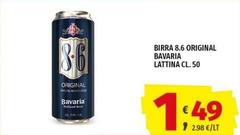 86 original - Birra 8.6 Original Bavaria Lattina