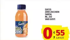 Santal - Succo Zero Zuccheri
