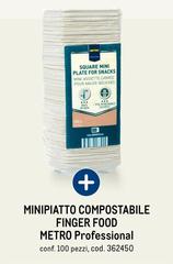 Max - Minipiatto Compostabile Finger Food Max - Minipiatto Compostabile Finger Food