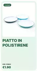 Piatto In Polistirene